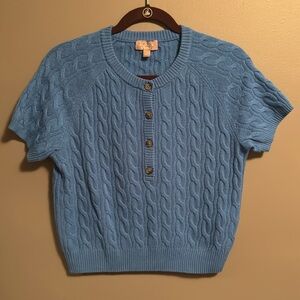 J. Crew cashmere cropped sweater